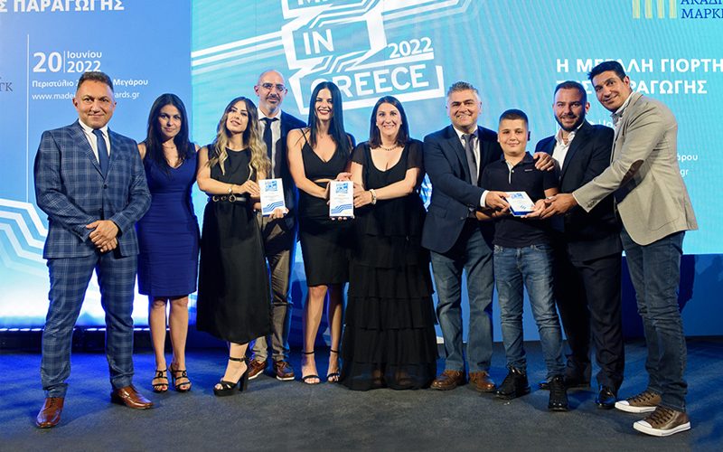 A KOUVIDIS foi triplamente premiada nos «Made in Greece Awards 2022» pelas suas tubagens multicamadas